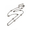 Non-Tarnish 304 Stainless Steel Curb Chain Necklaces, Oval Beaded Necklaces for Women, Stainless Steel Color, 15.75 inch(40cm)