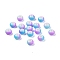 Opaque Spray Painted Glass Beads, Rondelle, Medium Orchid, 8x5mm, Hole: 2mm, about 1041pcs/450g