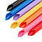 7 Sheets 7 Colors A4 PVC Frosted Sheet, Mixed Color, 302x211x0.1mm, 1 sheet/color