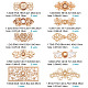 20 комплект из 10-х видов застежек-кнопок из сплава FIND-CP0001-42-2