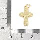 Латунь эмаль подвески KK-Q028-68G-01-3
