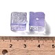 Прозрачные стеклянные бусины GLAA-D025-02F-3