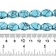 Синтетических нитей бирюзовые бусы G-M206-43-5
