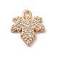 Латунные микро проложить кубического циркония подвески KK-C062-046G-02-1
