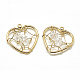 Латунные подвески X-KK-T032-062G-04-1