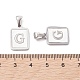 Подвески из нержавеющей стали 304 в форме ракушки STAS-G327-01P-G-3