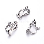 Фурнитура для сережек-клипс из нержавеющей стали марки 304 STAS-O110-21P