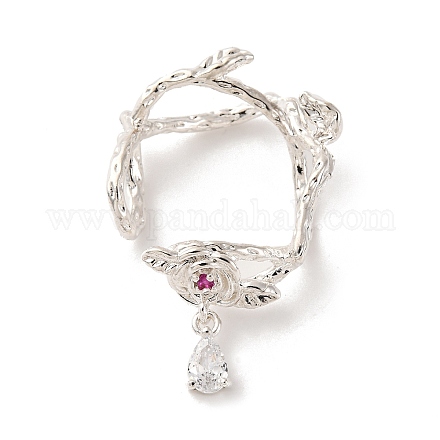 Латунные микро проложат кубических фурнитуры диоксида циркония KK-D378-20P-1