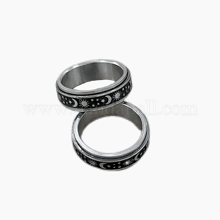 Вращающееся кольцо-браслет из нержавеющей стали 201 MATO-PW0001-059D-05-1