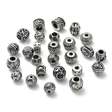 Бусины из нержавеющей стали 304 STAS-K262-02AS-1