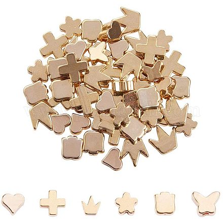 Латунные бусины KK-PH0034-67G-1