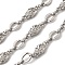 Brass Oval Link Chains, Cadmium Free & Nickel Free & Lead Free, Unwelded, Real Platinum Plated, 14x6x3.5mm