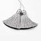 Nylon Tassels Big Pendant Decorations, Gray, 154mm