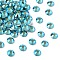 Preciosa® MAXIMA Crystal No Hotfix Flatback Stones, Czech Crystal, Dura Foiling, Round(438 11 615 Chaton Rose), 60230 200 Blue Zircon AB, SS6(1.9~2.1mm)