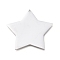 Tarnish Resistant 304 Stainless Steel Pendants, Manual Polishing, Stamping Blank Tag, Laser Cut, Star, Stainless Steel Color, 31x32.5x0.8mm, Hole: 1.2mm