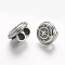 304 Stainless Steel Multi-strand Links, For Leather Cord Bracelets Making, Compass, Antique Silver, 16x11.6mm, Hole: 5mm