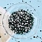 Glass Rhinestone Flat Back Cabochons, Back Plated, Half Round, Emerald, 1.5~4x1~1.5mm