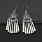 Ethnic Style Alloy Tassel Dangle Earrings, Teardrop