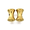 304 Stainless Steel Beads, Golden, Bamboo Joint, 8x5.5x5.5mm, Hole: 1mm