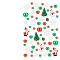 DIY Christmas Theme Vase Fillers, Including Santa Claus & Snowman & Tree Resin Display Decration & Cabochon, Round Plastic Beads, Nail Art Powder, Mixed Color