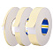 3 Rolls 3 Style 5M EVA Foam Adhesive Tapes, Anti-Collision Sponge Tapes, White, 1~3.95x0.3cm, 5m/roll, 1 style/roll