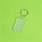 Acrylic Photo Frame Keychain, with Iron Split Key Rings, Rectangle, 4.8x3.3cm