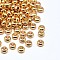 Brass Flat Round Spacer Beads, Golden, 3x1.5mm, Hole: 1mm