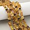 Natural Amber Beads Strands, Chip, 5~11x4.5~6x2~4mm, Hole: 0.6mm, 14.96 inch(38cm)