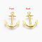 Alloy Pendants, Anchor, Cadmium Free & Nickel Free & Lead Free, Golden, 32x24.5x2mm, Hole: 3mm