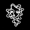 Tarnish Resistant 201 Stainless Steel Pendants, Laser Cut, Woman Abstract Face, Stainless Steel Color, 49x36.5x1mm, Hole: 2mm