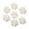 ABS Imitation Pearl Beads, Flower, 10x11x5.5mm, Hole: 1.8mm