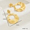 Luxurious Gold Earrings with Elegant Star and Heart Design