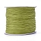Nylon Thread, Nylon Jewelry Cord for Custom Woven Jewelry Making, Olive Drab, 0.6mm, about 142.16 yards(130m)/roll