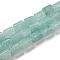 Natural White Jade Beads Strands, Column, Dyed & Heated, Pale Turquoise, 5.6~6.3x4.2~4.6mm, Hole: 0.9mm, about 65pcs/strand, 14.96~15.12(38~38.4cm)