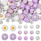 DIY Silicone Bracelet & Necklaces Making Kits, Medium Purple
