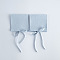 Microfiber Jewelry Storage Gift Pouches, Envelope Bags with Flap Cover, for Jewelry, Watch Packaging, Square, Light Steel Blue, 6x6cm