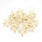 304 Stainless Steel Pendants, Star, Real 18k Gold Plated, 14.5x12.5x0.6mm, Hole: 1.2mm