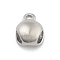 Tube Bails, Round, Platinum, 9x7x4mm,Hole:1.20mm