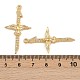 Латунные микро проложить кубического циркония подвески KK-F910-18G-3