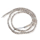 Серые натуральные бусины из агата  G-Q004-B01-01-3