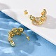 Серьги-гвоздики из циркония EJEW-D322-07G-02-3