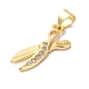 Подвески из латуни и кубического циркония KK-L216-066G-2