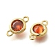 Подвески из латуни с кубическим цирконием KK-Q043-24G-02-2