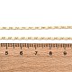 Латунные овальные ссылка цепи ожерелья MAK-L045-04G-5