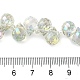 Стеклянные бусины с гальваническим покрытием  EGLA-D030-17N-4