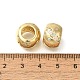 Латунные микро проложить кубического циркония бусы KK-Z086-18G-2