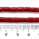 Синтетических нитей бирюзовые бусы TURQ-G120-4x6mm-07-3