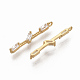 Латунные подвески с фианитами X-ZIRC-Q021-026G-NF-2