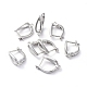 Латунные серьги-кольца с застежкой сзади KK-L180-113P-1