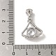 Микро проложить кубического циркония подвески KK-S351-01P-02-3